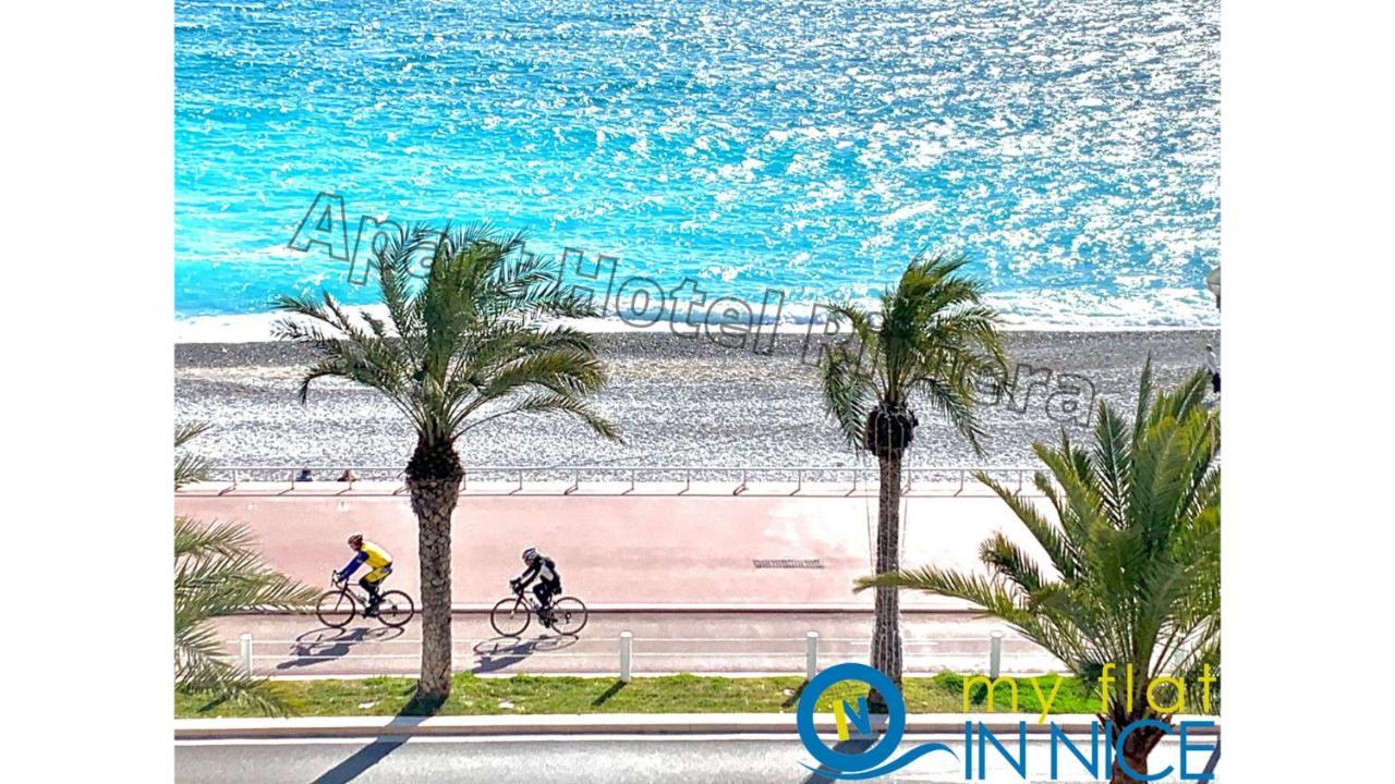 Aparthotel Riviera - Promenade Des Anglais - 1 Bedroom Ac Apartement - Amazing Sea View - Large Terrasse - Balcon Vague Bleue Νίκαια Εξωτερικό φωτογραφία