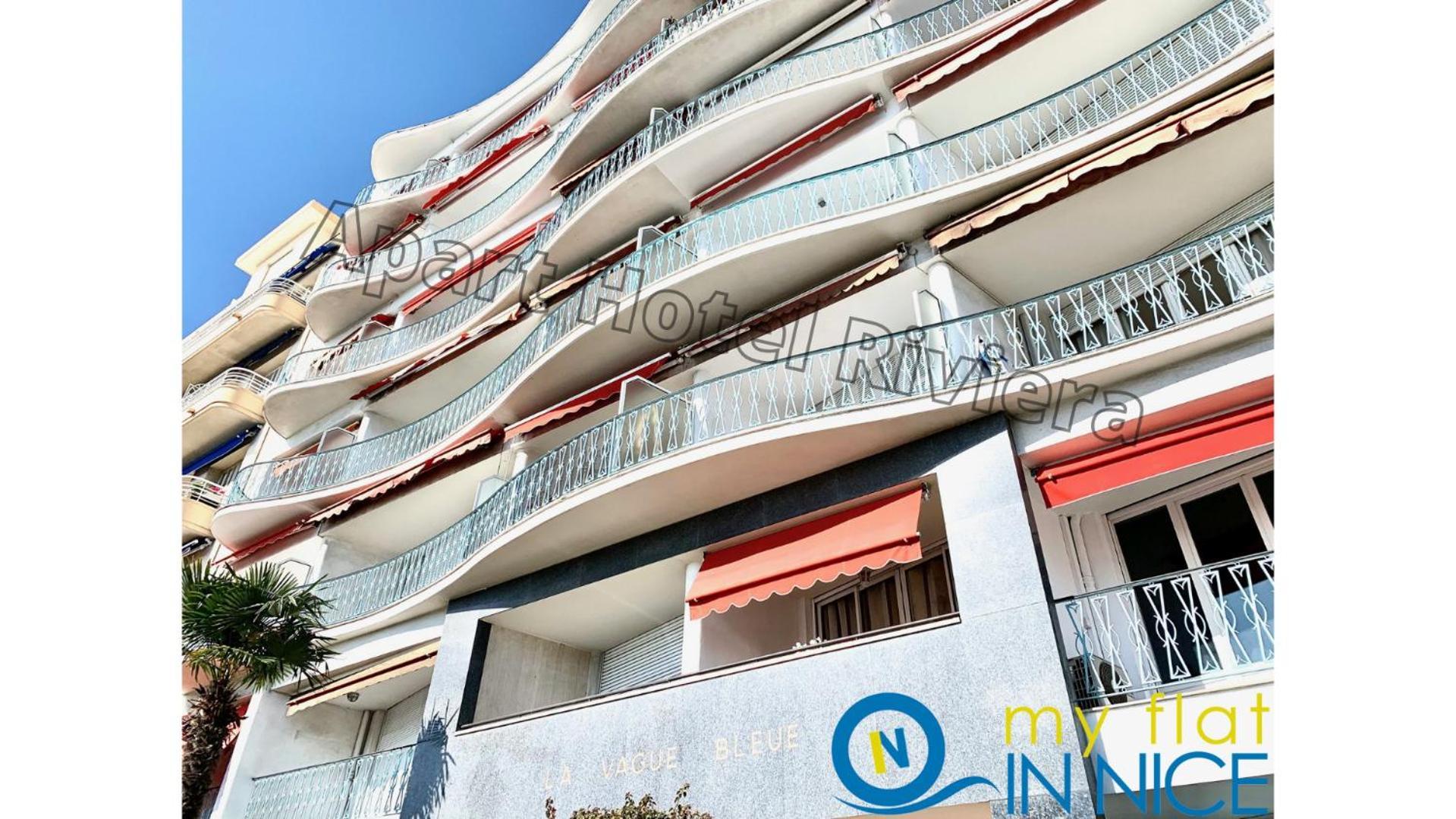 Aparthotel Riviera - Promenade Des Anglais - 1 Bedroom Ac Apartement - Amazing Sea View - Large Terrasse - Balcon Vague Bleue Νίκαια Εξωτερικό φωτογραφία